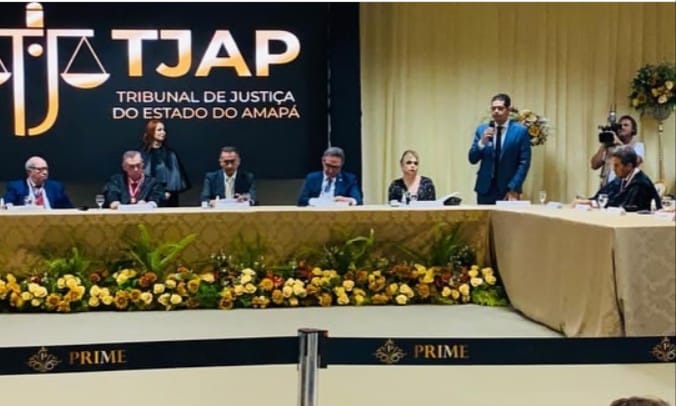 Presidente Auriney Brito participa da posse dos novos gestores do Tribunal de Justiça do Estado do Amapá